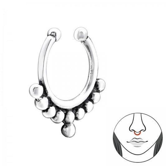 Bali Silver Nose Ring