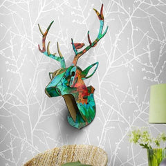 DIY Reindeer Sculpture Head 