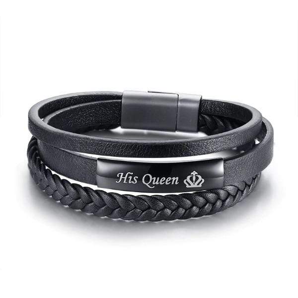 Genuine Queen and King Couple Bracelets