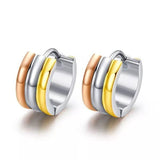 Silver Gold Hoop Earrings