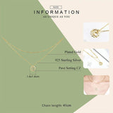 Double Chain Sun Necklace
