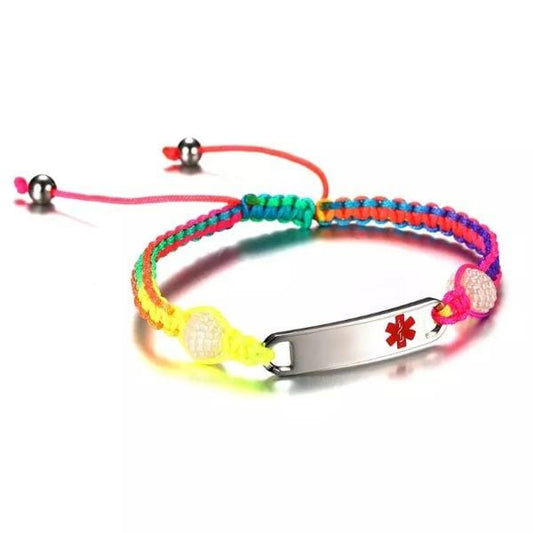 Colorful  Medical Alert  Bracelet