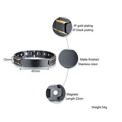 Custom  Healing Magnetic Bracelet for Men