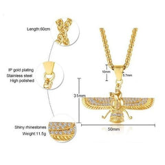 Mens Zoroastrian Pendant Necklace