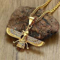 Mens Zoroastrianism Pendant Necklace