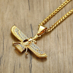 Mens Zoroastrianism Pendant Necklace