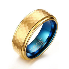 3D Tungsten Carbide Wedding Band Ring