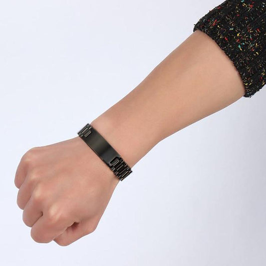 Black  Stainless Steel Bracelet for Men