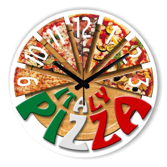 Kitchen Decorative  Pizza Wall Clock