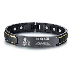Customisable Stainless Steel Magnetic Bracelet
