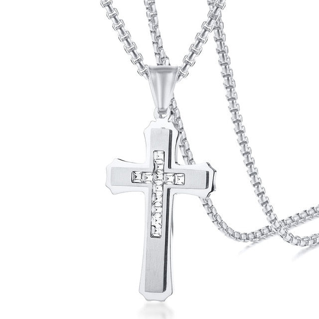 cross pendant silver