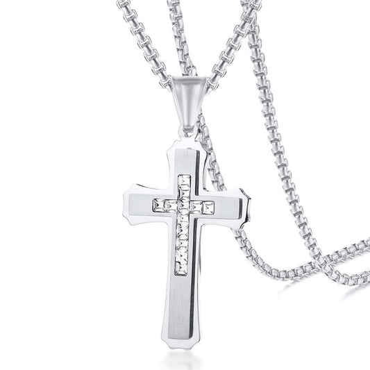 cross pendant silver