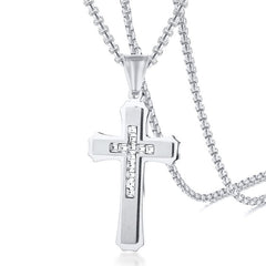 cross pendant silver