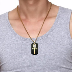 Ankh Key to Life Egyptian Symbol Cross  Pendant Necklace