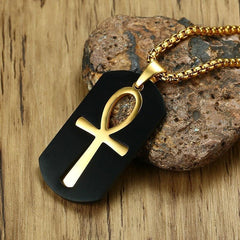 Ankh Key to Life Egyptian Symbol Cross  Pendant Necklace