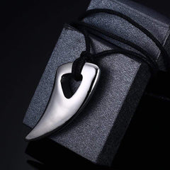 Stainless Steel  Men's  Bullhorn Necklaces