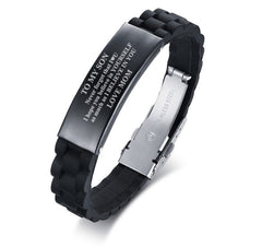 Custom Personalised Engraved  Mens Bracelet