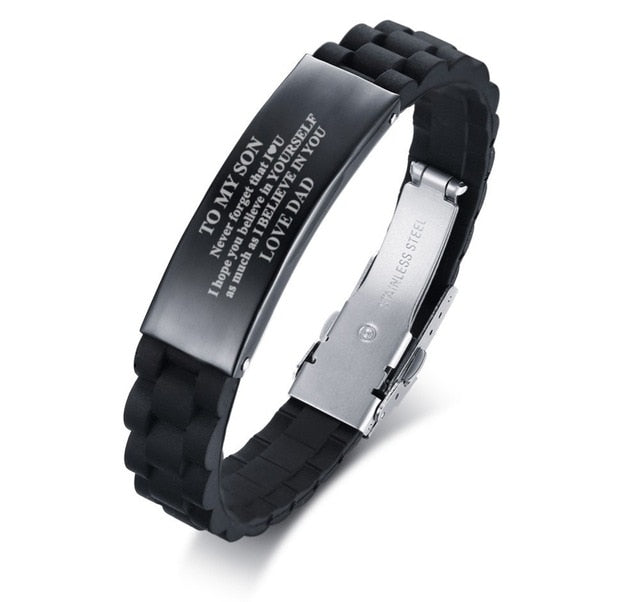 Personalised Engraved  Mens Bracelet