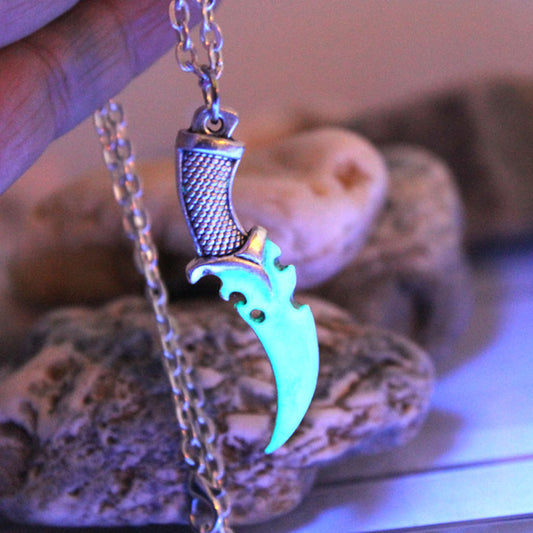 GLOW in the DARK Pendant Necklace for Men