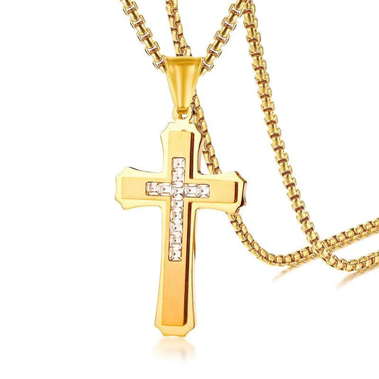 cross pendant gold