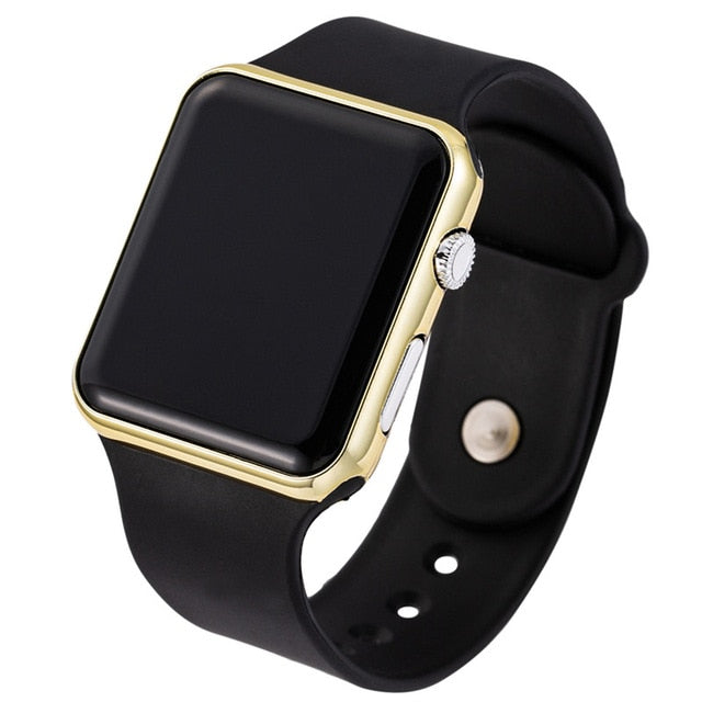 Digital LED Watches for Men Women Kids Gold Rose Gold and Silver
