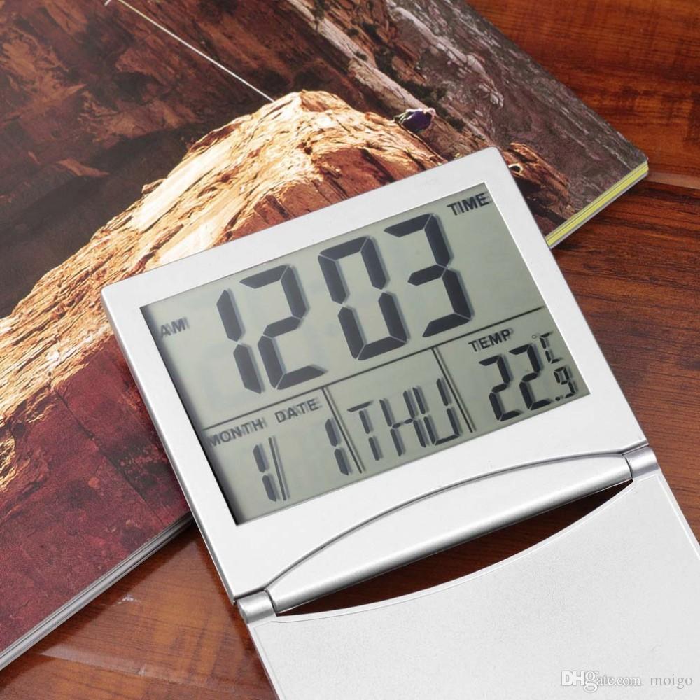 Desk Stand Calendar Thermometer LCD Clock