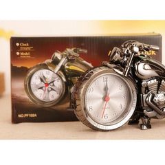 Novelty Metallic Motorcycle Alarm Clock