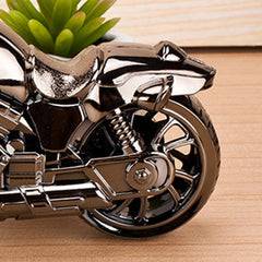 Novelty Metallic Motorcycle Alarm Clock