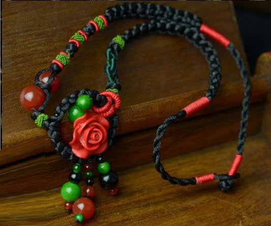 Red Choker Vintage Necklace
