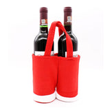 Red Christmas bottle Bag