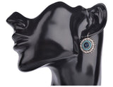 Silver Plated Crystal Drop Earrings