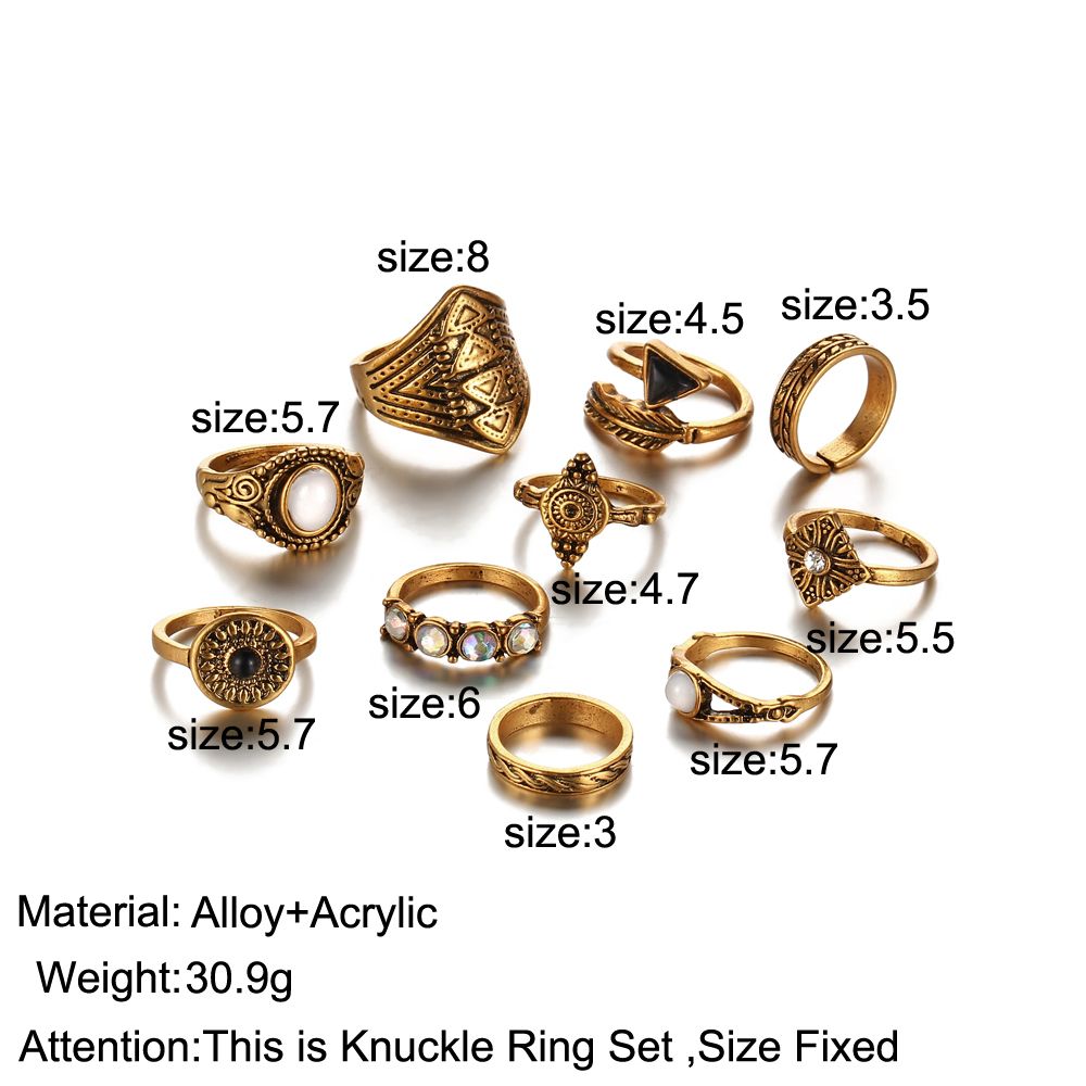 Stunning Boho Ring Set