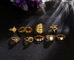 Stunning Boho Ring Set