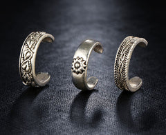 Three Piece Bohemian Toe Ring