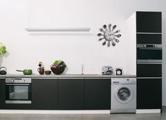 Stainless Steel Kitchen Cutlery Wall Clock with Forks and Spoons