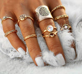 Vintage Ring Set gold