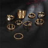 Vintage Ring Set gold