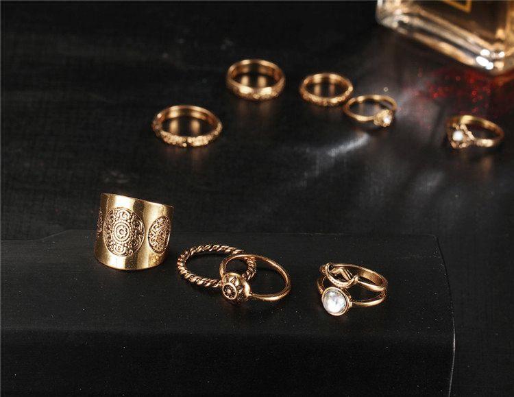 Vintage Ring Set gold