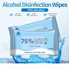 Alcohol Wipes Pack - 75% Alcohol